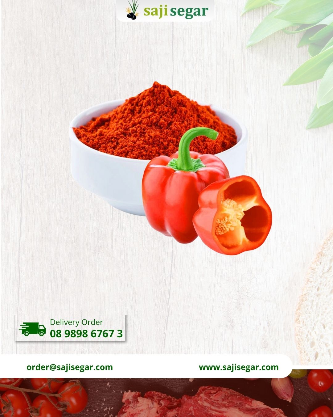Bubuk Paprika | Paprika Powder 50g - Mildpaprika100g